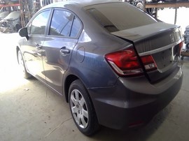 2014 HONDA CIVIC, GRAY, LX MODEL, 1.8L, AT,   A26314